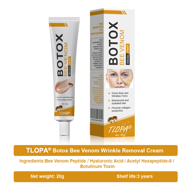 👨⚕️ Made and Shipped from USA✅ TLOPA® Botox Bee Venom Wrinkle Removal Cream- LAST DAY 80% OFF