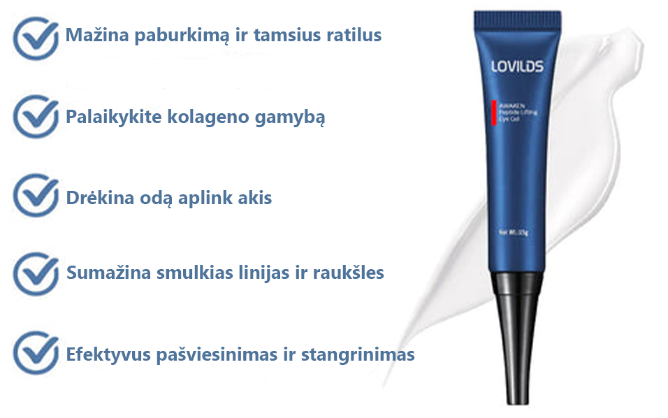 LOVILDS™ 💖 žadinantis peptidų pakeliantis akių gelis x