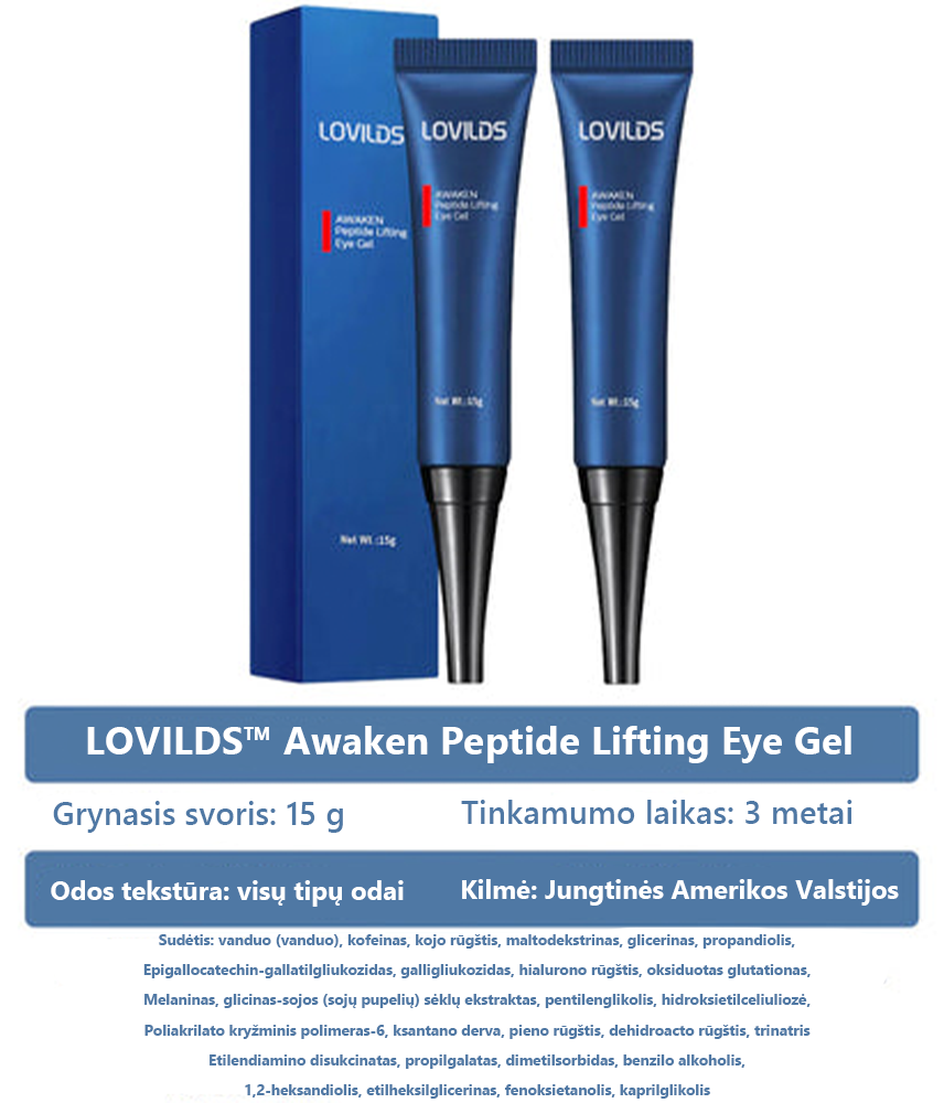 LOVILDS™ 💖 žadinantis peptidų pakeliantis akių gelis x