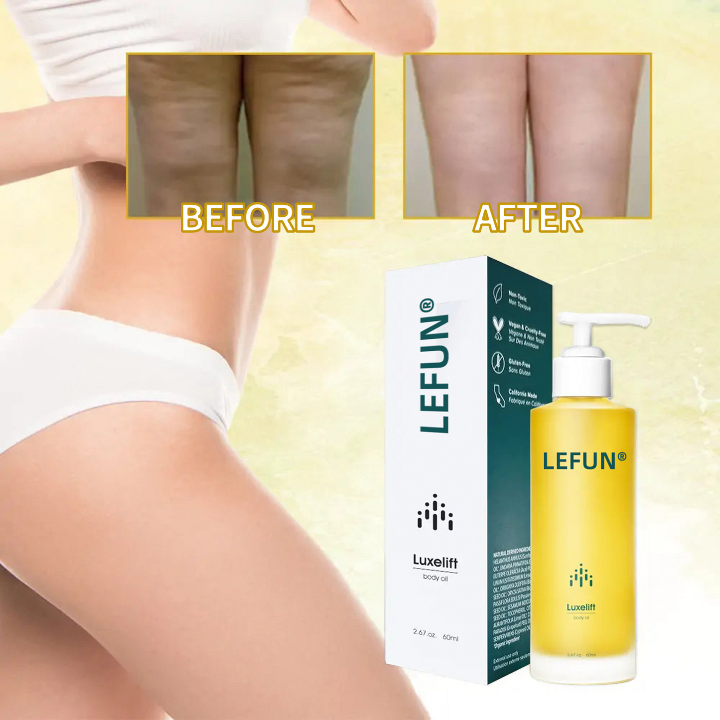 🌈 🌻🌈🎈Paskutinės dienos nuolaida: 70% nuolaida LEFUN® odą stangrinančiam jauninančiam aliejui
