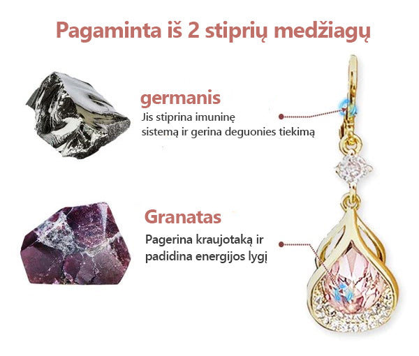 CZTICLE Lymph Flow magnetogeniniai auskarai (🔥PASKUTINĖS DIENOS IŠPARDAVIMAS - 80% NUOLAIDA)🔥🔥
