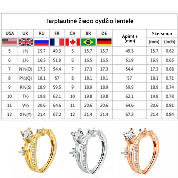 💫Paskutinės dienos akcija 80% nuolaida🎈-CZTICLE™ Magnetologinis moissanito deimantinis žiedas🎈