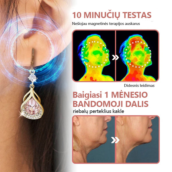 CZTICLE Lymph Flow magnetogeniniai auskarai (🔥PASKUTINĖS DIENOS IŠPARDAVIMAS - 80% NUOLAIDA)🔥🔥