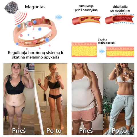 CZTICLE titano plieno magnetinis terapinis žiedas su natūraliu deimantu 🔥 Pirkite daugiau, sutaupykite daugiau 🔥🔥
