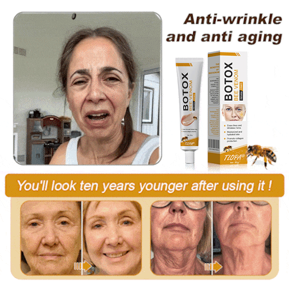 👨⚕️ Made and Shipped from USA✅ TLOPA® Botox Bee Venom Wrinkle Removal Cream- LAST DAY 80% OFF