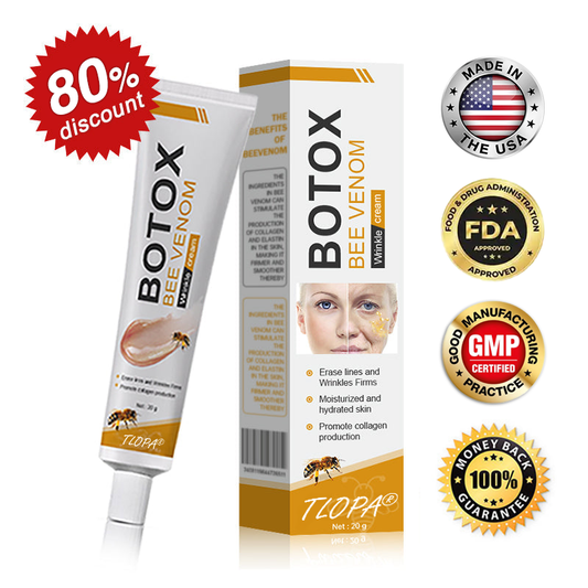 👨‍⚕️ Made and Shipped from USA✅ TLOPA® Botox Bee Venom Wrinkle Removal Cream- LAST DAY 80% OFF