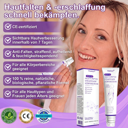 Offizieller Store✅: Vitalisys® PDRN Körpercreme mit Roller ✨ – Anti-Aging, Feuchtigkeitspflege, Hautstraffung, Lifting & Regeneration. Für ebenmäßigen Teint, Behandlung von Akne & Pigmentflecken, Warzen 🥇
