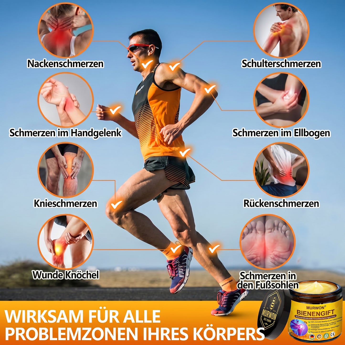 30% Rabatt 🎁🎁 | 𝐌𝐔𝐑𝐖𝐎𝐍® Bienengift-Salbe zur Schmerzlinderung & Knochenheilung ✨