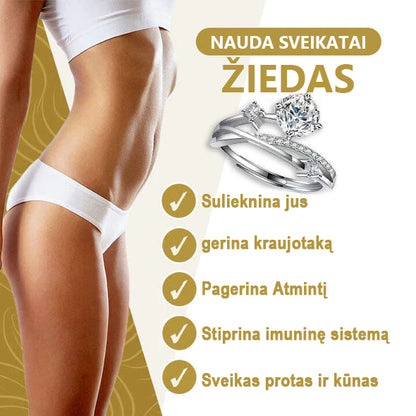 💫Paskutinės dienos akcija 80% nuolaida🎈-CZTICLE™ Magnetologinis moissanito deimantinis žiedas🎈