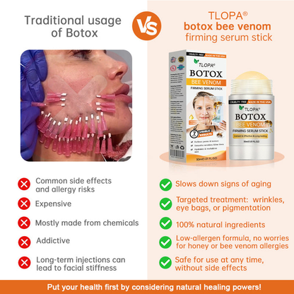Made and Shipped from USA✨TLOPA® Botox Bee Venom Firming Serum Stick✨(🔥LAST DAY 70% OFF🔥)